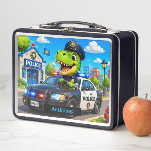 Lieve T Rex Dinosaur Politie Auto Kinderen