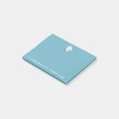 Lieve Tandarts Personaliseer Post-it® Notes (Schuin)