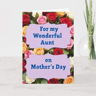 Lieve Tante Moederdag kaart