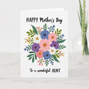 Lieve Tantes Dag Boeketkaart Kaart