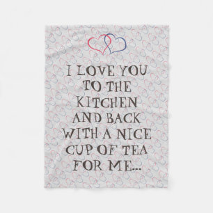 Lieve Tea van je... aan de Keukenvrouw van het Man Fleece Deken