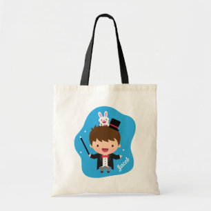 Lieve Tovenaarsjongen Magische Konijn Trick Gepers Tote Bag