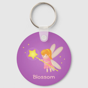 Lieve Toverfee met Toverstaf, Voor Meisjes Sleutelhanger