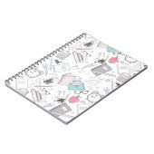 Lieve Trendy Onderwijzer School Patroon Notitieboek (Linkerzijde)