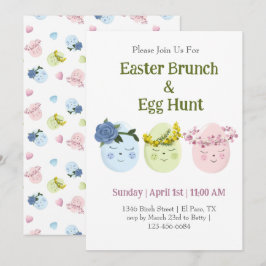 Lieve uitnodiging voor Paasbrunch eierjacht