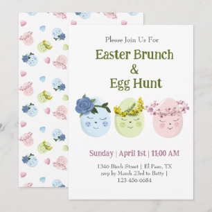 Lieve uitnodiging voor Paasbrunch eierjacht