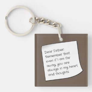 Lieve Vader Sleutelhanger (2) (Cadeau vanaf de Afs