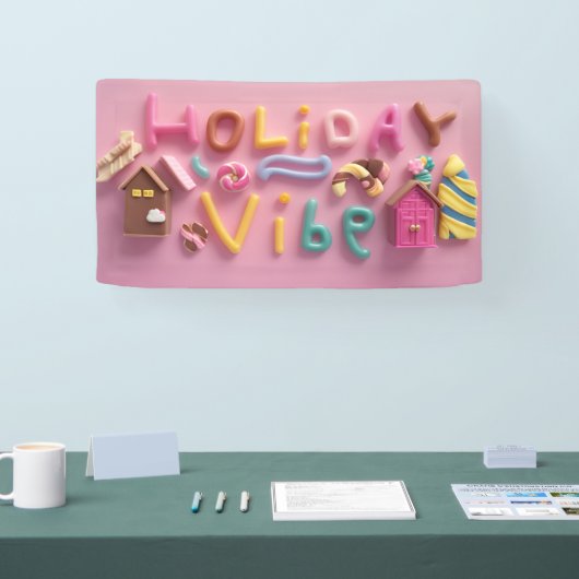 Lieve vakantie spandoek (Beurs)