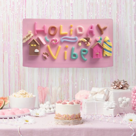 Lieve vakantie spandoek (Feest)