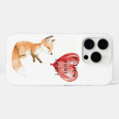 Lieve Vos Hart Ballon Case-Mate iPhone Case (Achterkant (horizontaal))