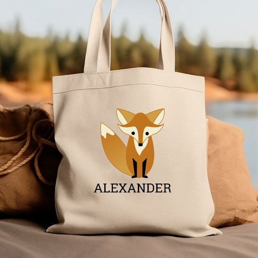 Lieve Vos Kinderen Persoonlijk Tote Bag