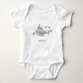 Lieve Walvis Baby Borrel Romper (Voorkant)