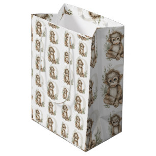 Lieve waterverf baby dier alfabet Orang-oetan Medium Cadeauzakje