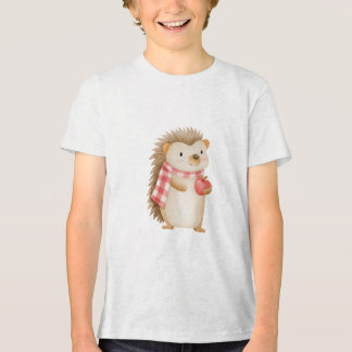 Lieve waterverf illustratie van een babyspecht voo Tri-Blend shirt