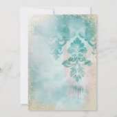 Lieve Whimische Meermin Onder de Zee Kaart (Achterkant)