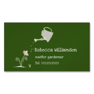 Lieve Whimsische Tuinservices & QR Code Magnetisch Visitekaartje