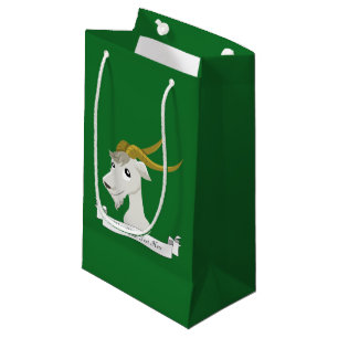 Lieve wilde geit cartoon klein cadeauzakje