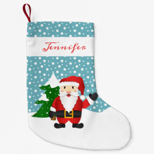 Lieve Winter Kerstman Met Personaliseerbare Naam Kleine Kerstsok