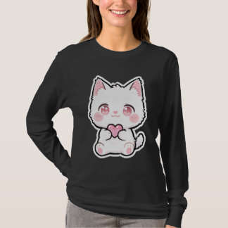 Lieve Witte Kat T-shirt