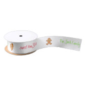 lieve XmaS-pals Aangepaste tekst op wit 1 Lint (Spoel)