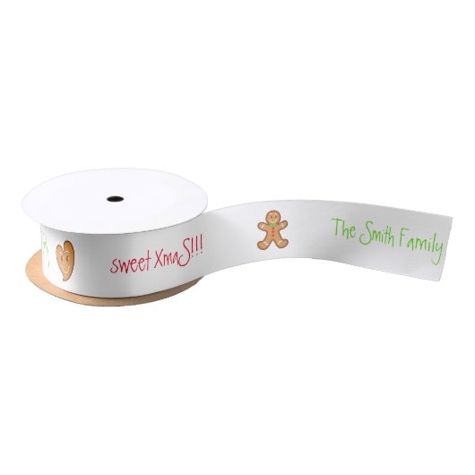 lieve XmaS-pals Aangepaste tekst op wit 1 Lint (Spoel)