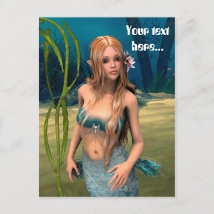 Lieve Zeemeermin Briefkaart