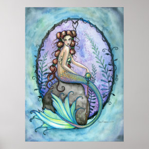 Lieve Zeemeermin Poster van Molly Harrison