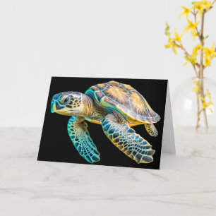 Lieve Zeeschildpad Gelukkige Verjaardag Kaart