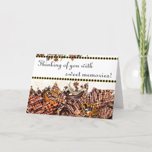 LIEVE ZONDAG! :) 5 X 7 "DENKEN AAN JOU" KAART