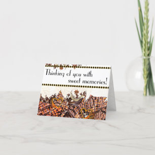 LIEVE ZONDAG! :) "DENKEN AAN JOU" 4 x5.6 KAART