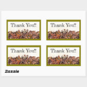 LIEVE ZONDAG! :) RECHTHOEKIGE STICKER (Vel)