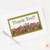 LIEVE ZONDAG! :) RECHTHOEKIGE STICKER (Envelop)