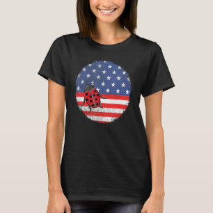 Lieveheersbeestje 4 juli Entomologen Insect Amerik T-shirt