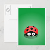 Lieveheersbeestje Briefkaart (Voorkant / Achterkant)