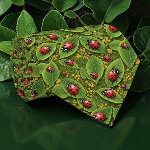Lieveheersbeestje Bugs & Insecten Patroon Op maat Stropdas
