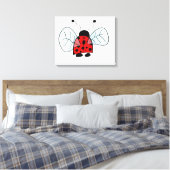 Lieveheersbeestje Canvas Afdruk (Insitu (Slaapkamer))