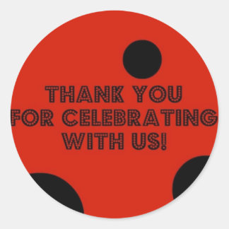 lieveheersbeestje dank u sticker