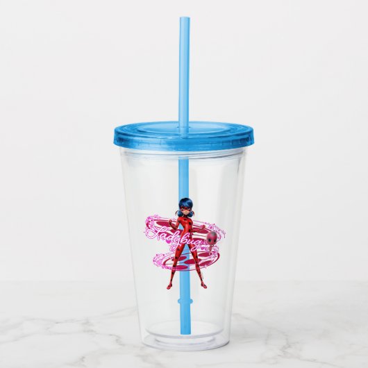 Lieveheersbeestje en Tikki Graphic Acryl Drinkbeker (Voorkant)