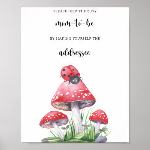Lieveheersbeestje - Help de bezige aanstaande moed Poster