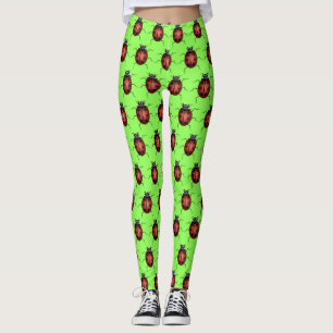 Lieveheersbeestje insect ontwerp leggings