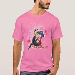 Lieveheersbeestje & kat Noir Ma Amour T-shirt