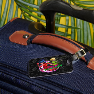 Lieveheersbeestje & kat Noir   Samen sterker Bagagelabel