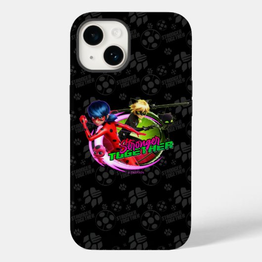 Lieveheersbeestje & kat Noir | Samen sterker Case-Mate iPhone Case (Achterkant)