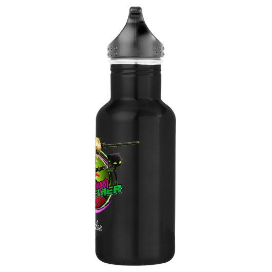 Lieveheersbeestje & kat Noir | Samen sterker Waterfles (Rechts)