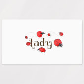 Lieveheersbeestje Labels (Design 2)