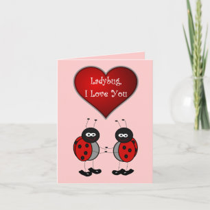 lieveheersbeestje liefde Kaart