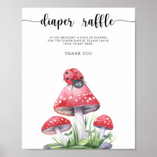 Lieveheersbeestje - luier raffle poster