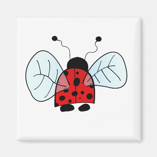 Lieveheersbeestje Magneet (Voorkant)