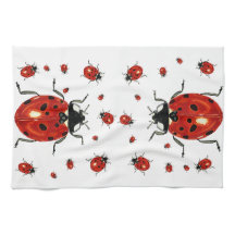 Lieveheersbeestje Microvezel Waffel Handdoek
