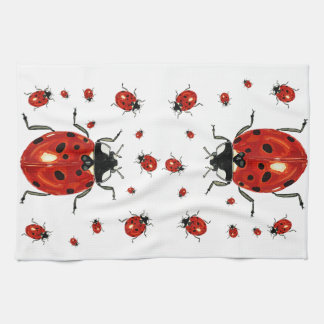 Lieveheersbeestje Microvezel Waffel Handdoek
